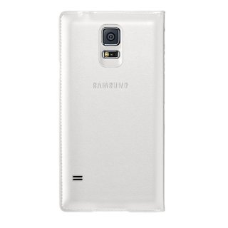 Oryginalne Etui Futerał Samsung Flip Cover EF-WG900BW Samsung Galaxy S5 G900 Biały