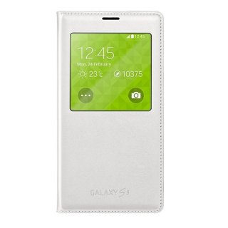 Oryginalne Etui Futerał Samsung S View Cover EF-CG900BWEGWW Samsung Galaxy S5 G900 Biały