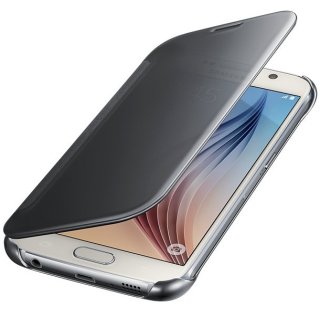 Oryginalne Etui Futerał Samsung Clear View Cover EF-ZG920BSEGWW Samsung Galaxy S6 G920 Srebrne