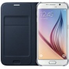 Oryginalne Etui Futerał Samsung Flip Wallet Cover EF-WG920PBEGWW Samsung Galaxy S6 G920 Czarne
