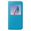 Oryginalne Etui Futerał Samsung S View Fabric Cover EF-CG920BLEGWW Samsung Galaxy S6 G920 Niebieskie