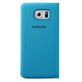 Oryginalne Etui Futerał Samsung S View Fabric Cover EF-CG920BLEGWW Samsung Galaxy S6 G920 Niebieskie