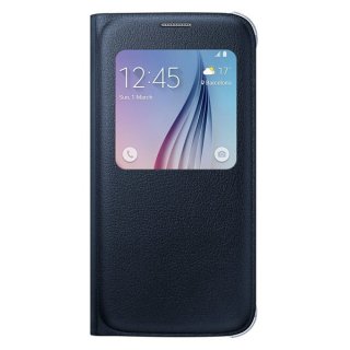 Oryginalne Etui Futerał Samsung S View Cover EF-CG920PBEGWW Samsung Galaxy S6 G920 Czarne