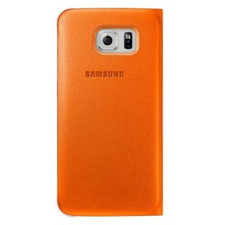 Oryginalne Etui Futerał Samsung S View Cover EF-CG920POEGWW Samsung Galaxy S6 G920 Pomarańczowe