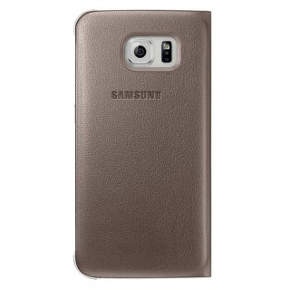 Oryginalne Etui Futerał Samsung S View Cover EF-CG920PFEGWW Samsung Galaxy S6 G920 Złote
