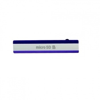 Oryginalna Zaślepka Karty Micro SD Sony Xperia Z2 D6503 Fioletowa