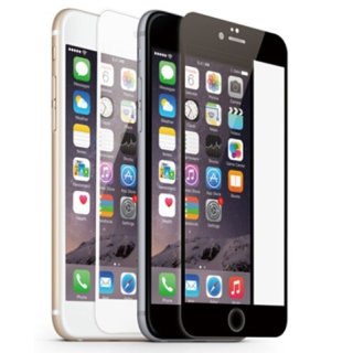Szkło Hartowane na LCD JCPAL Preserver na cały ekran Apple iPhone 6 6S 4.7 Czarne