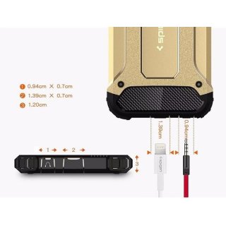 Etui Futerał Pokrowiec Tough Armor Metal Samsung Galaxy S7 Czarne