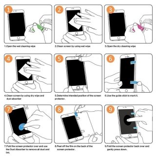 Szkło Hartowane Cały Ekran 9H 3D LCD Glass Premium Tempered Apple iPhone 7 4.7