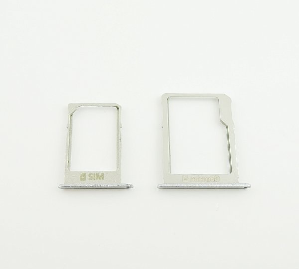 Komplet Szufladek Ramka Tacka Samsung A3 A300F,A5 A500F, A7 A700F SIM + MicroSD Srebrne