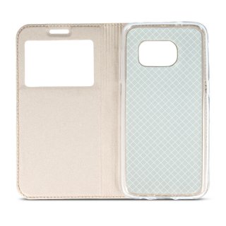 Etui Futerał Pokrowiec Smart Look do Samsung S6 G920 złoty