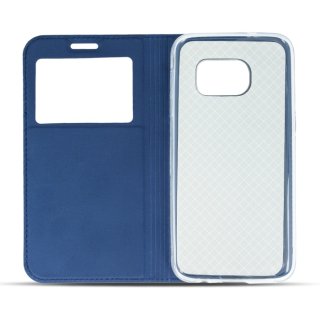 Etui Futerał Pokrowiec Smart Look do Samsung S6 G920 granatowy