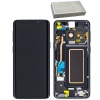 Samsung Galaxy S9 SM-G960F Wyświetlacz LCD Szybka Dotyk Digitizer Ramka Czarny GH97-21696A