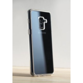 Samsung Galaxy A8 2018 Etui Ringke Fusion  dymiony czarny Rose Gold