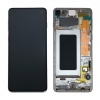Samsung Galaxy S10 SM-G973F Wyświetlacz LCD Szybka Dotyk Digitizer Ramka Biały GH82-18850B