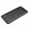 Carbon Case elastyczne etui pokrowiec futerał Samsung Galaxy A70 A705 czarny