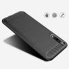 Carbon Case elastyczne etui pokrowiec futerał Samsung Galaxy A70 A705 czarny