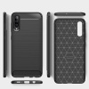 Carbon Case elastyczne etui pokrowiec futerał Samsung Galaxy A70 A705 czarny