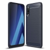Carbon Case elastyczne etui pokrowiec futerał Samsung Galaxy A70 A705 granatowy