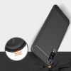 Carbon Case elastyczne etui pokrowiec futerał Samsung Galaxy A70 A705 granatowy