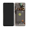 Samsung Galaxy Note 10 Lite SM-N770 Wyświetlacz LCD Szybka Dotyk Digitizer Ramka Srebrny GH82-22055B Oryginał