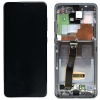 Samsung Galaxy S20 Ultra 5G SM-G988 Wyświetlacz LCD Ekran Szybka Dotyk Digitizer Ramka GH82-22327C Srebrny Oryginał Service Pack