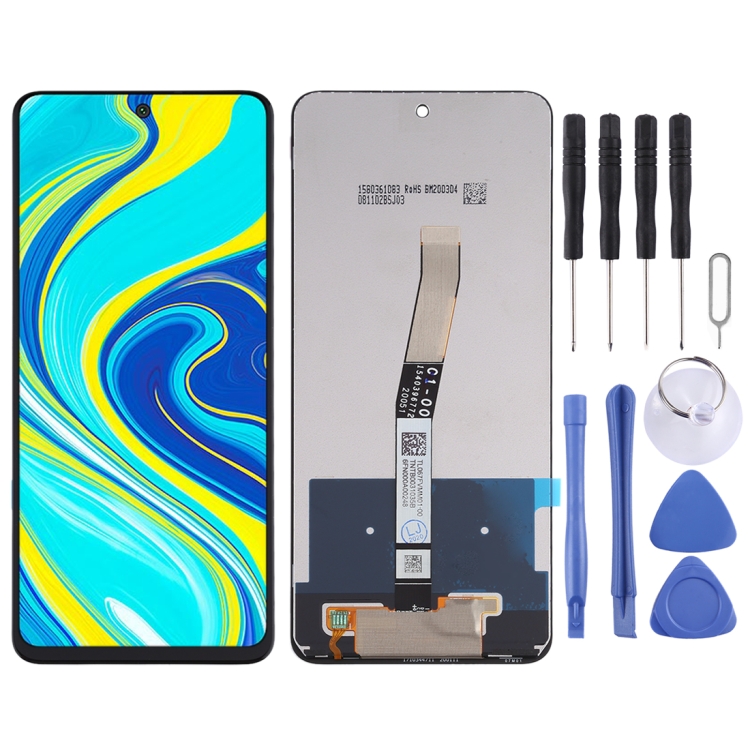 Wyświetlacz Lcd Ekran Szybka Dotyk Xiaomi Redmi Note 9S / Note 9 Pro czarny