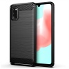 Carbon Case elastyczne etui pokrowiec futerał Samsung A41 czarny