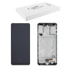 Samsung Galaxy A31 SM-A315 Wyświetlacz LCD Ekran Szybka Dotyk Digitizer Korpus Ramka GH82-22905A GH82-22761A czarny oryginał