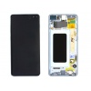 Samsung Galaxy S10+ Plus SM-G975F Wyświetlacz LCD Szybka Dotyk Digitizer Ramka Prism Blue GH82-18849C GH18-18834C niebieski