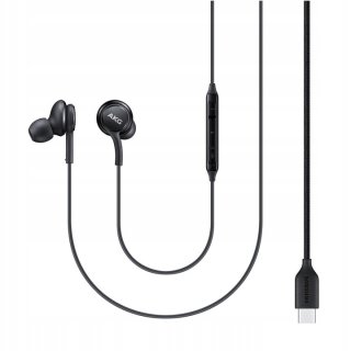 Słuchawki stereo z mikrofonem usb typ C Samsung AKG by Harman USB-C IC-100BBEGEU kolor czarny oryginał