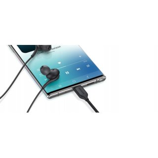 Słuchawki stereo z mikrofonem usb typ C Samsung AKG by Harman USB-C IC-100BBEGEU kolor czarny oryginał