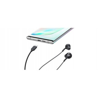Słuchawki stereo z mikrofonem usb typ C Samsung AKG by Harman USB-C IC-100BBEGEU kolor czarny oryginał
