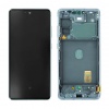 Samsung Galaxy S20 FE 5G SM-G781 Wyświetlacz LCD Ekran Super Amoled Szybka Dotyk Digitizer Ramka Zielony GH82-24214D  GH82-24215D Oryginał Service Pack