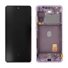 Samsung Galaxy S20 FE 5G SM-G781 / S20 FE SM-G780 Wyświetlacz LCD Ekran Super Amoled Szybka Dotyk Digitizer Ramka Fioletowy GH82-24214C GH82-24215C