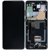 Oryginalny Wyświetlacz LCD Ekran Szybka Dotyk Digitizer Ramka do Samsung Galaxy S20 Ultra 5G SM-G988  GH82-26032A GH82-26033A GH82-22327A GH82-22271A czarny Service Pack