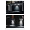 Zewnętrzna ogrodowa uliczna solarna lampa LED z czujnikiem ruchu czarna DGNEN-C01 1 szt.
