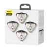 Zewnętrzna ogrodowa uliczna solarna lampa LED z czujnikiem ruchu czarna DGNEN-B01 4 szt.