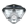 Zewnętrzna ogrodowa uliczna solarna lampa LED z czujnikiem ruchu czarna DGNEN-B01 4 szt.