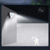 Zewnętrzna ogrodowa uliczna solarna lampa LED z czujnikiem ruchu czarna DGNEN-B01 4 szt.