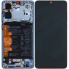 Wyświetlacz LCD Ekran Szybka Dotyk Digitizer Ramka Bateria Głośnik Wibracja Huawei P30 Aurora Bluel 02352NLN Oryginał