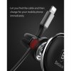 BASEUS MAGNETIC AIR VENT CAR MOUNT WITH CABLE CLIP BLACK