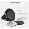 BASEUS MAGNETIC AIR VENT CAR MOUNT WITH CABLE CLIP BLACK