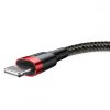 BASEUS CAFULE LIGHTNING CABLE 100CM RED/BLACK