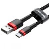 BASEUS CAFULE TYPE-C CABLE 100CM RED/BLACK