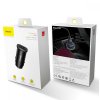 BASEUS MINI QC3.0 2-PORT USB CAR CHARGER BLACK