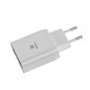 Ładowarka sieciowa z wyświetlaczem Baseus Mirror Travel 3x USB - biała