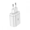 Ładowarka sieciowa z wyświetlaczem Baseus Mirror Travel 3x USB - biała