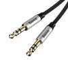 BASEUS M30 AUX CABLE 150CM SILVER/BLACK