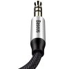 BASEUS M30 AUX CABLE 150CM SILVER/BLACK